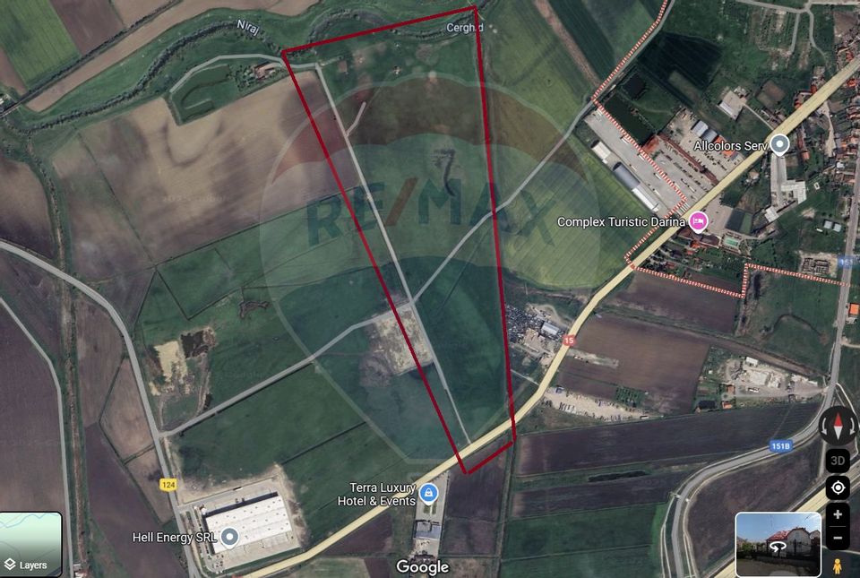 Teren intravilan de vânzare - 20 hectare, Ungheni, Mureș