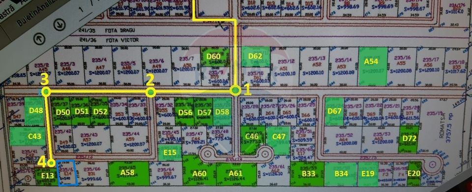 Land 540sqm Corbeanca / Strada Orhideei