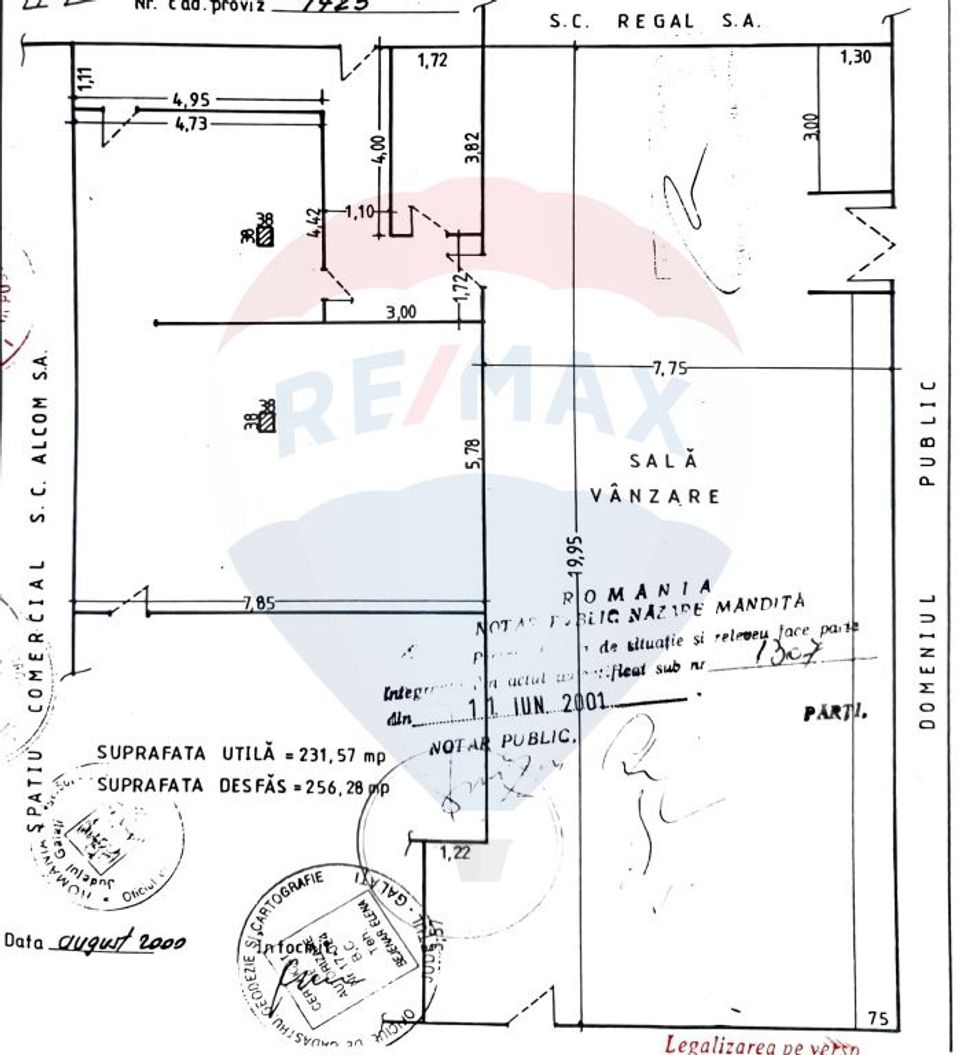 231sq.m Commercial Space for rent, Piata Centrala area