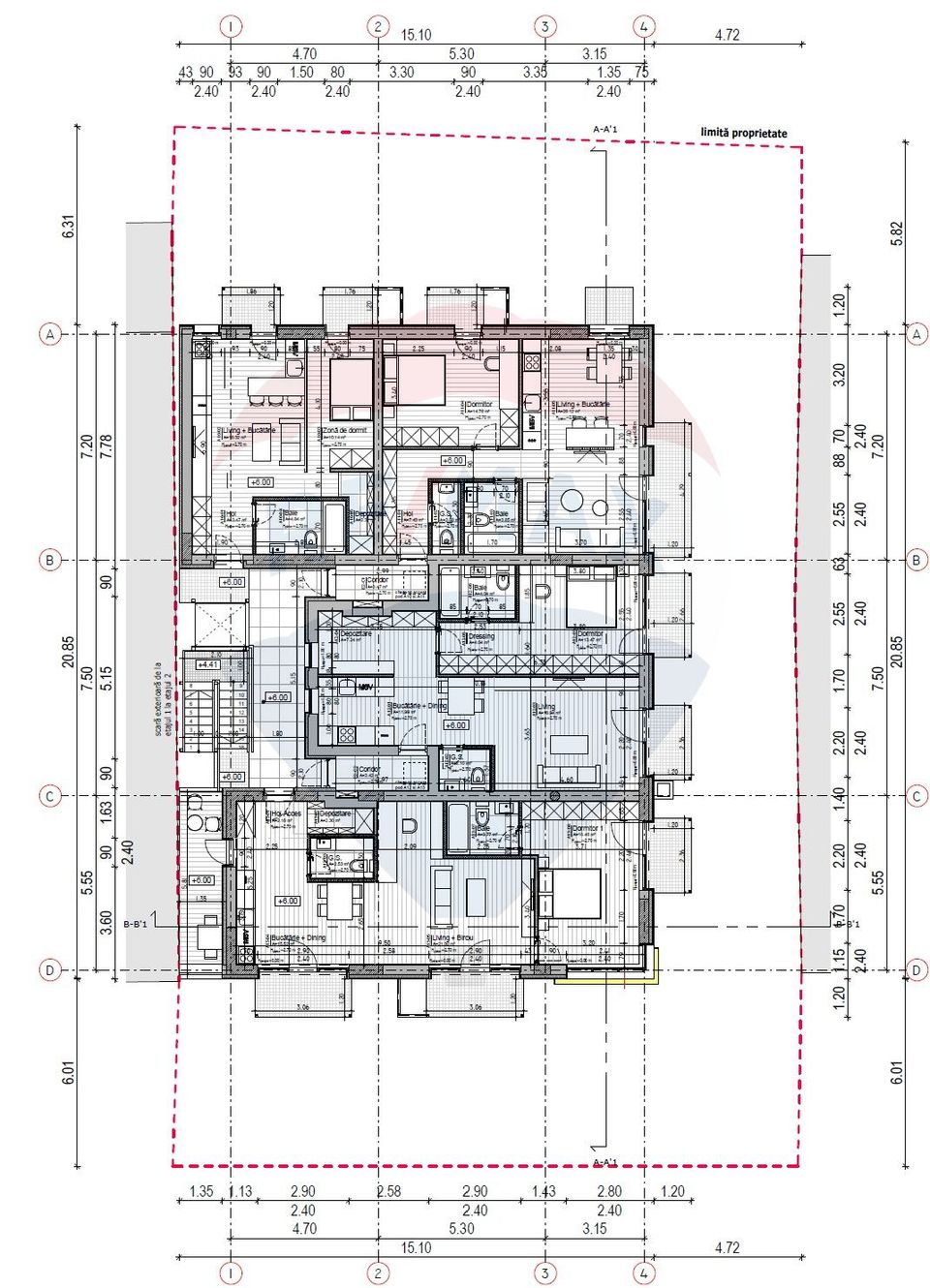 Land Bucharest New Building Permit S+GF+2E+M