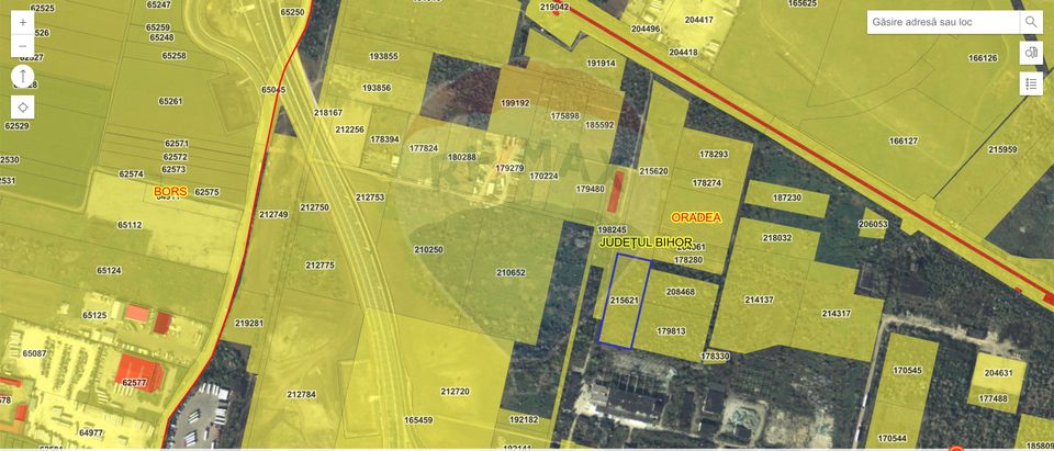 Teren 19,400mp Oradea / Calea Borsului/zona Comau/Industrial/DEx16/A3