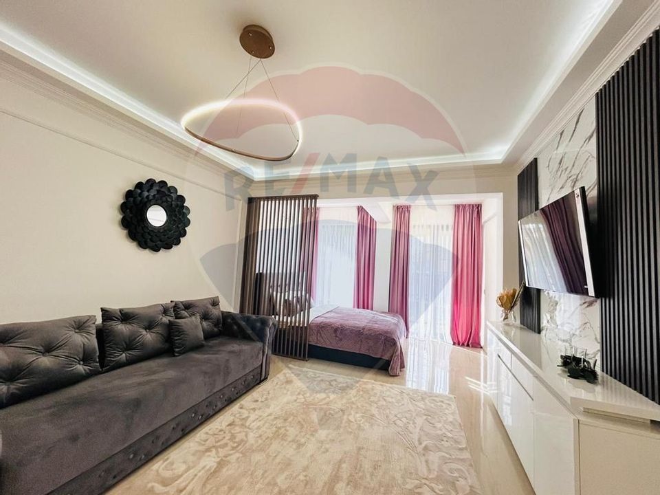 Studio lux de închiriat în zona Mamaia Nord Constanta cu piscina