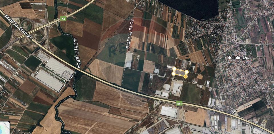 Land 21,250sqm Bolintin-Deal / Strada Rasaritului