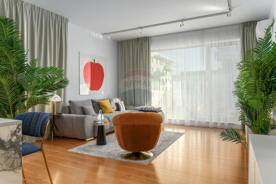 Bright 3-room apartment for sale in LUXURIA Domenii Residence