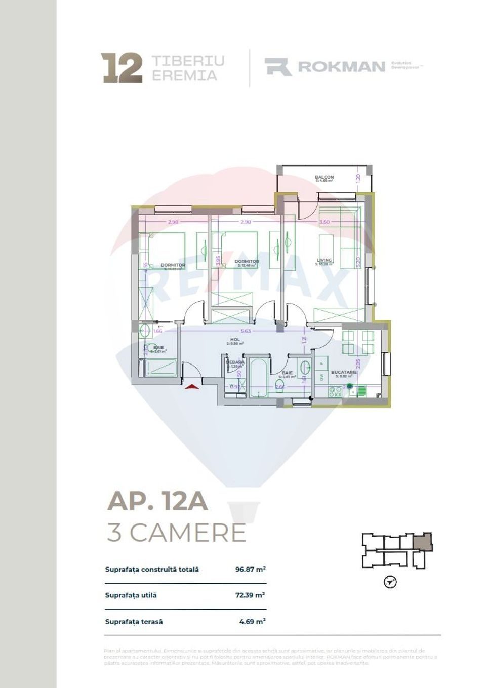 DE VÂNZARE| Apartament 3 camere| 0% COMISION! PREDARE DECEMBRIE 2025