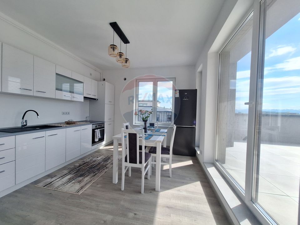 Penthouse nou nout, cu vedere la Muntii Fagaras