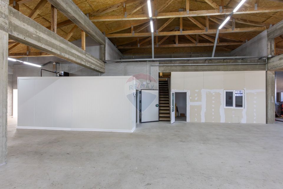 Hală 1.000 mp + curte 3.200 mp + CASĂ 160 mp BONUS | Acces TIR | Bacău