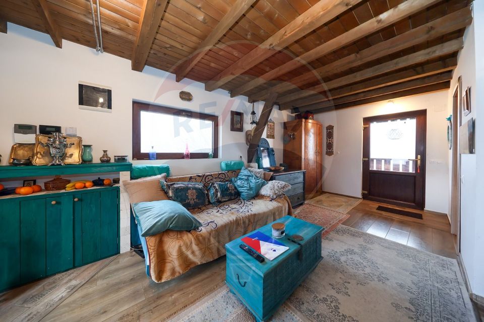 Ansamblu rezidențial cu casă principală și anexe, teren 1.487 mp