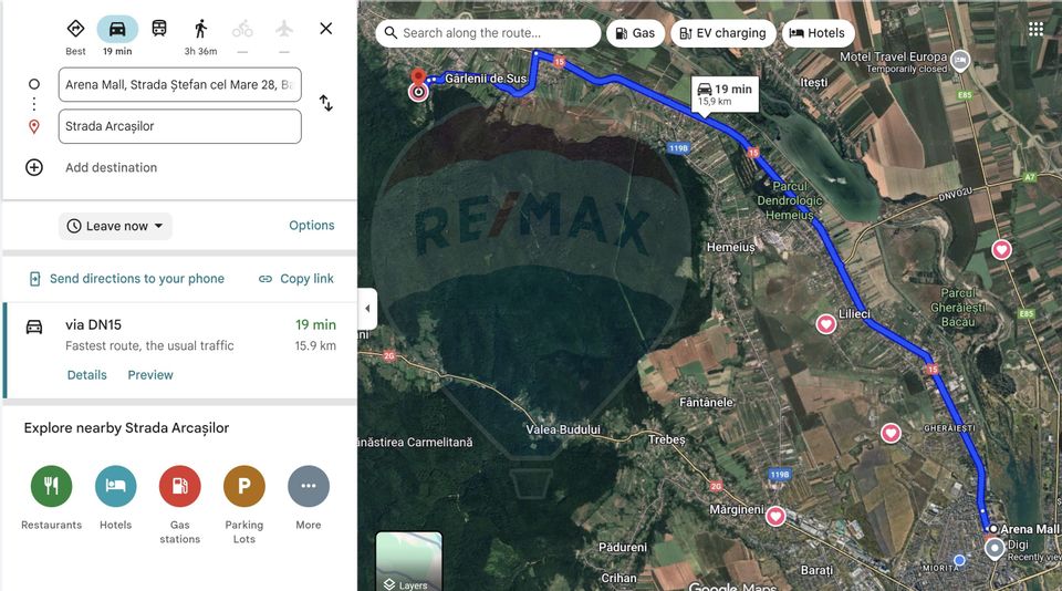 De vanzare teren intravilan 6,000mp Garlenii de Sus / Bacau