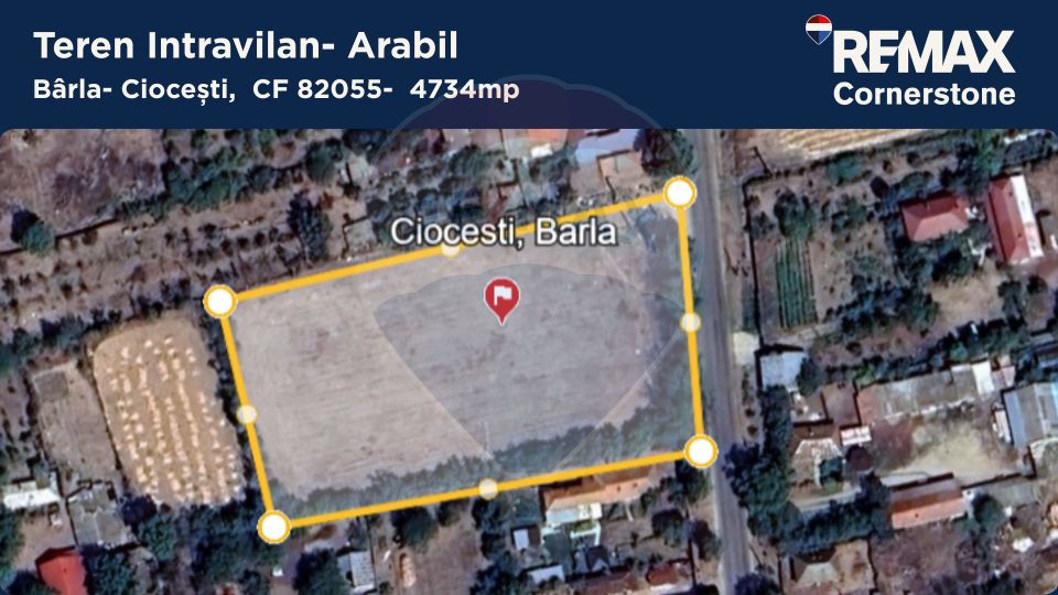 Land 4,734sqm Ciocesti / DJ 679