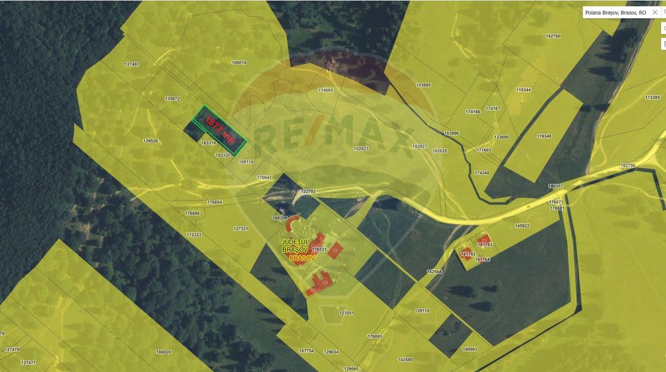 Land 1,872sqm Brasov / Strada Pastorului