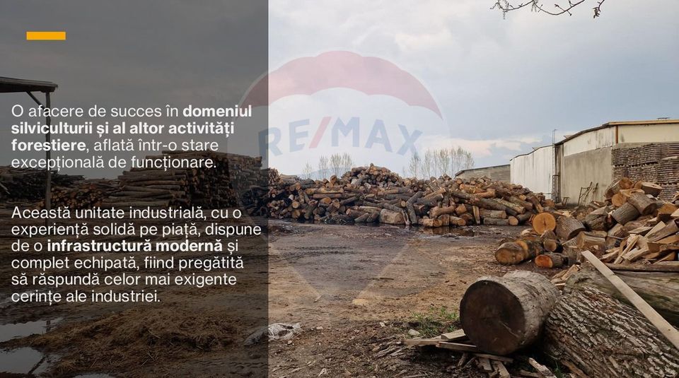 Spațiu industrial de 7,756mp de vânzare