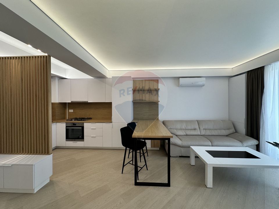 2-room apartment for sale - furnished/equipped in Pipera area