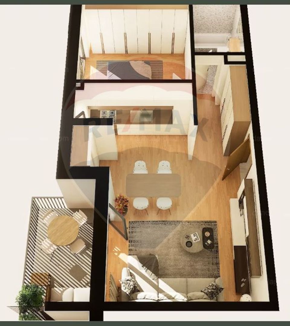 Apartament 2 camere, Între Lacuri