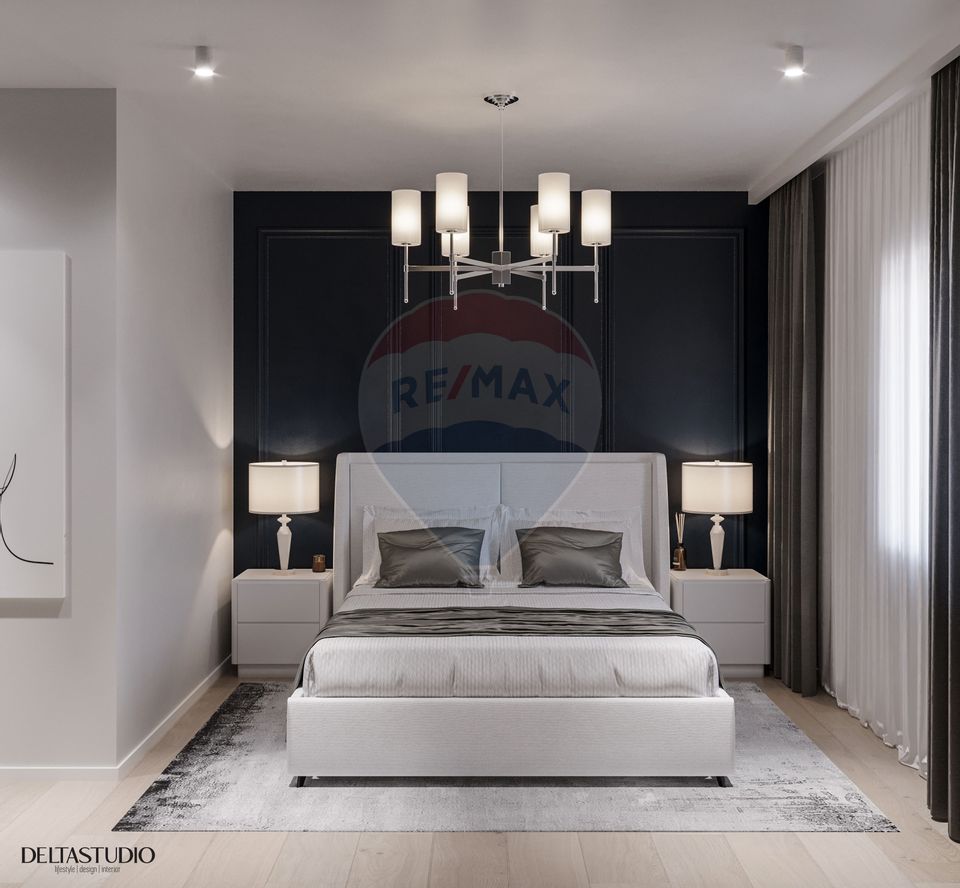 Penthouse cu 3 camere, orientare V, terasă 26 mp, Capitolis Residence