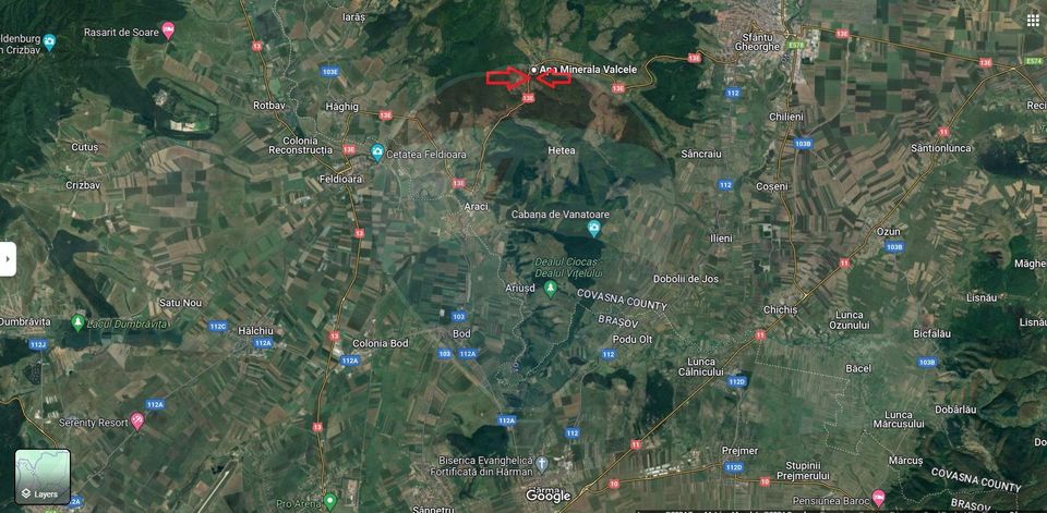 Teren 1,313mp Valcele / Strada Principala