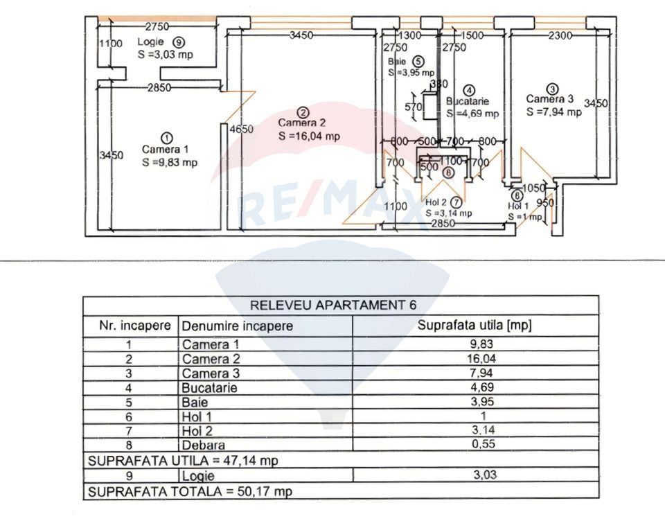 Apartament cu 3 camere de vânzare în zona Take Ionescu
