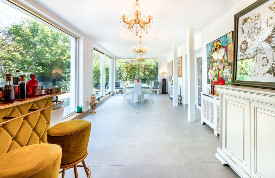 Snagov - Vila 5 camere cu terase mari si iesire directa la lac