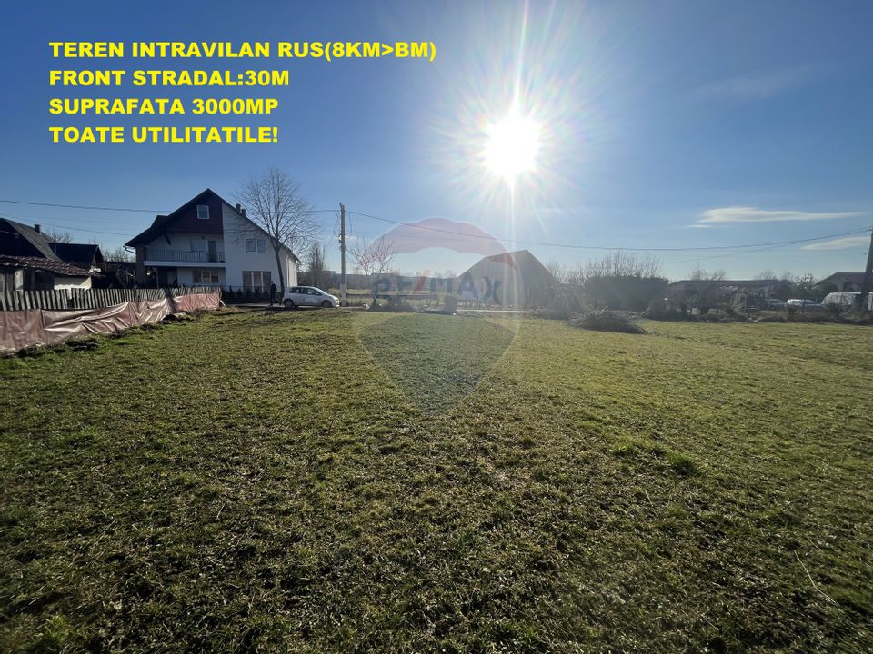 !Oferta! Teren intravilan 8km>Baia Mare(toate utilitatile)