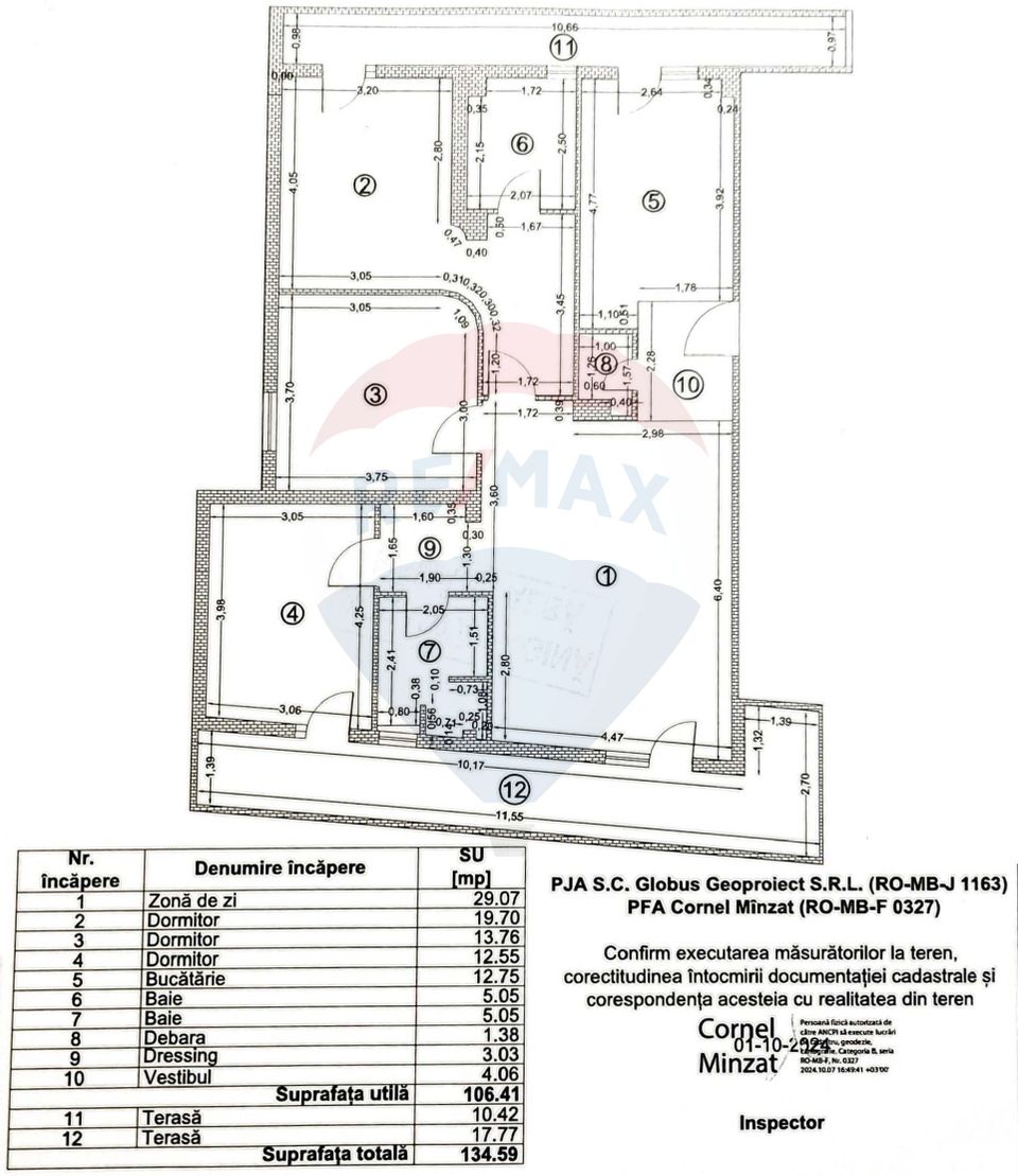 Apartament cu 4 camere de vanzare in zona Damaroaia - Petrom City