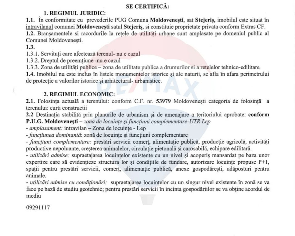 Land 3,350sqm Stejeris / Drumul FN