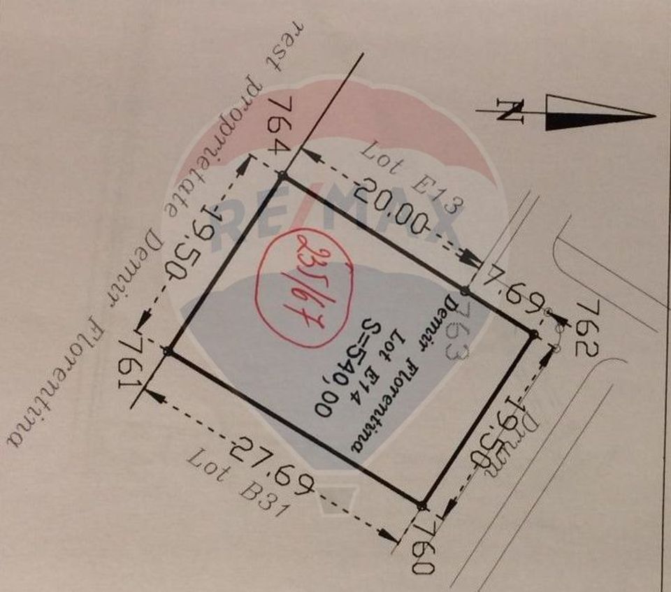 Land 540sqm Corbeanca / Strada Orhideei