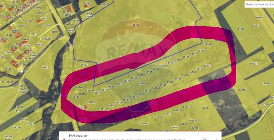 Teren 30.000 mp, între Baciu și Popești, parcelat, front la asfalt