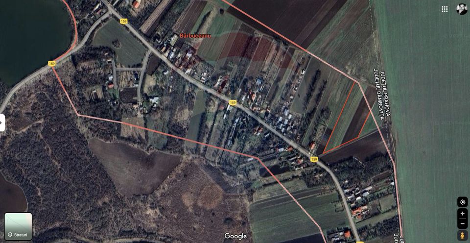 Sale of land in Butimanu / Barbuceanu village, Dambovita county