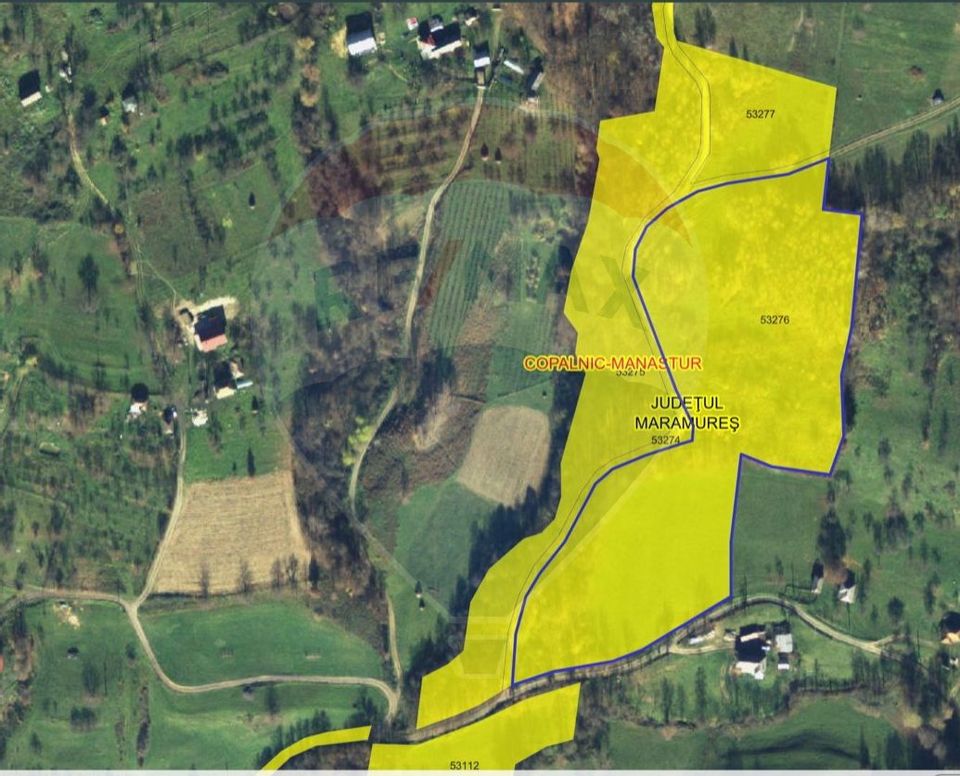 Teren de vanzare, 2 hectare in Berinta, Maramures (Comision 0%)