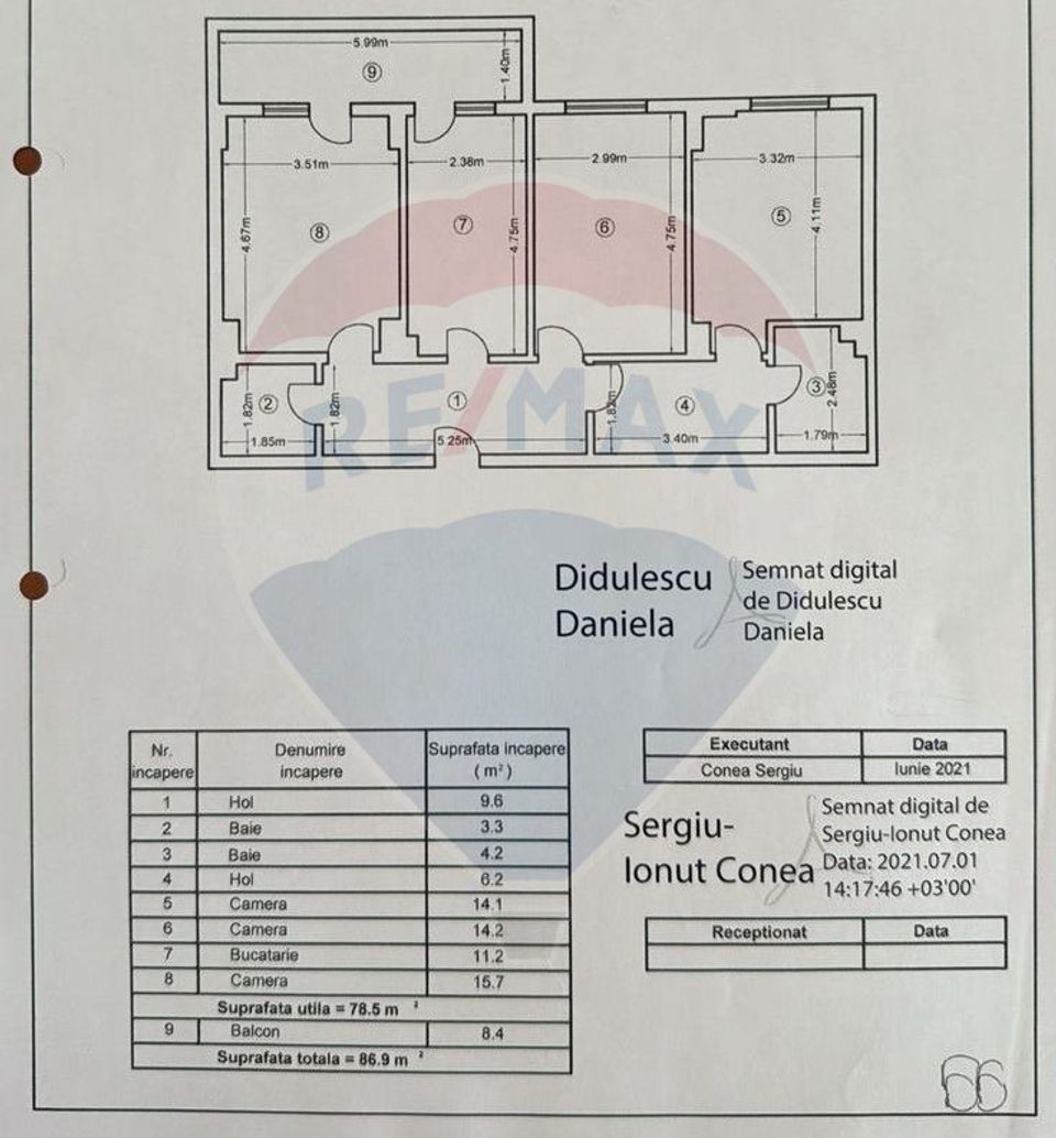 Apartament cu 3 camere superb in Cartierul Latin