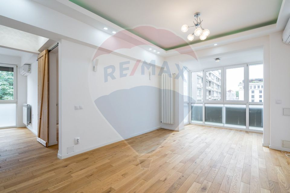 Apartament Calea Victoriei renovat mobilat, utilat partial bloc solid