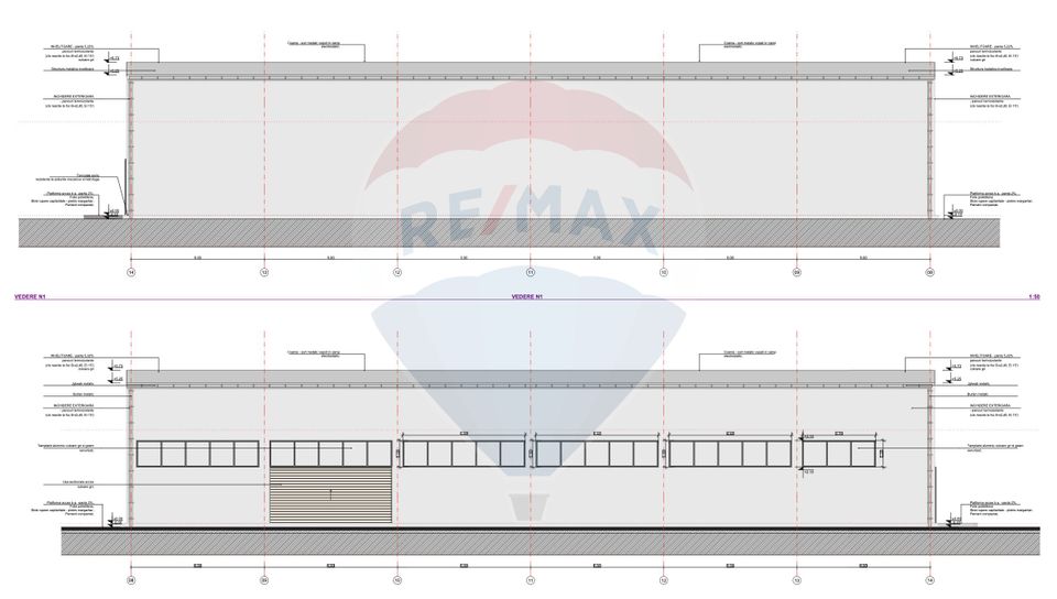 2 Hale industriale noi | 539 mp fiecare |  Moara Vlasiei