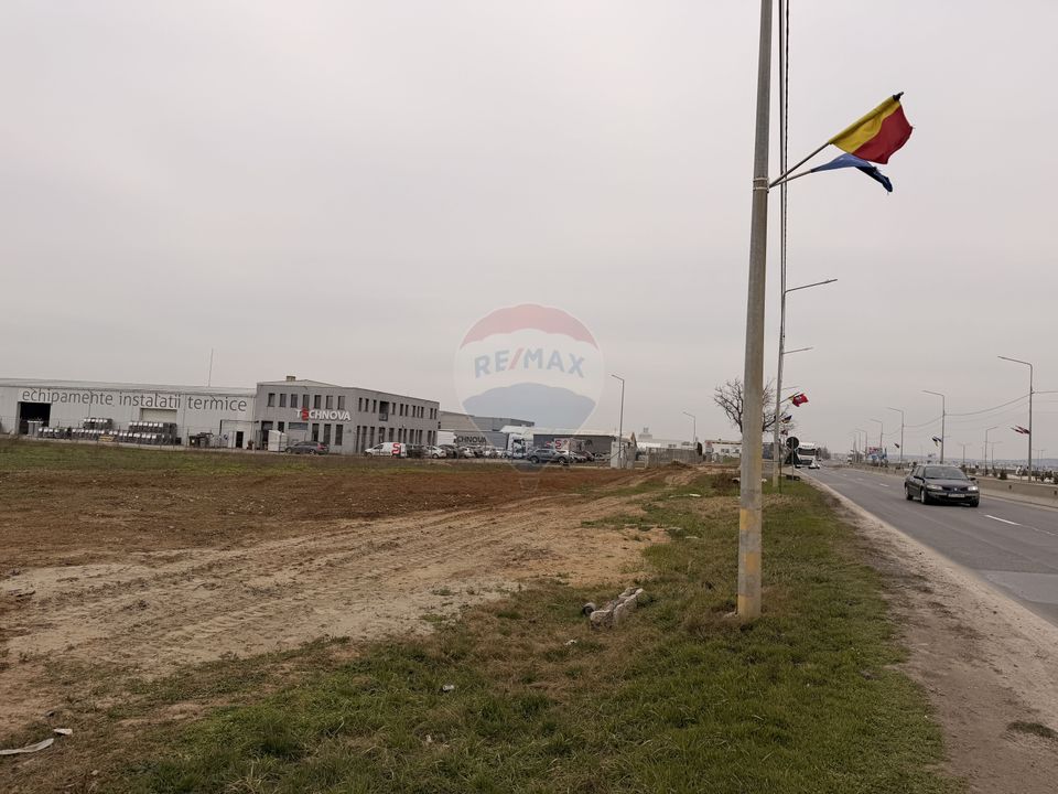 Teren 7,868mp, Aeroportul Oradea / DN E71/viitorul sens giratoriu