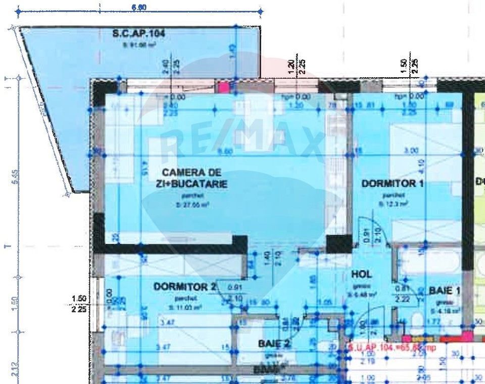 Apartamente Noi în Oradea, 3 camere, zona Nufărul, de vânzare