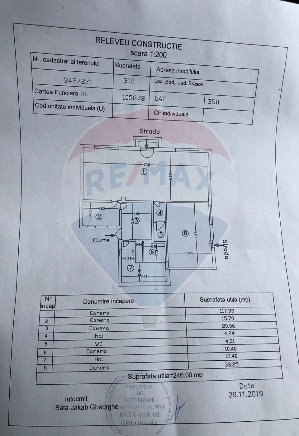 Spațiu comercial de vanzare, Bod, Brasov