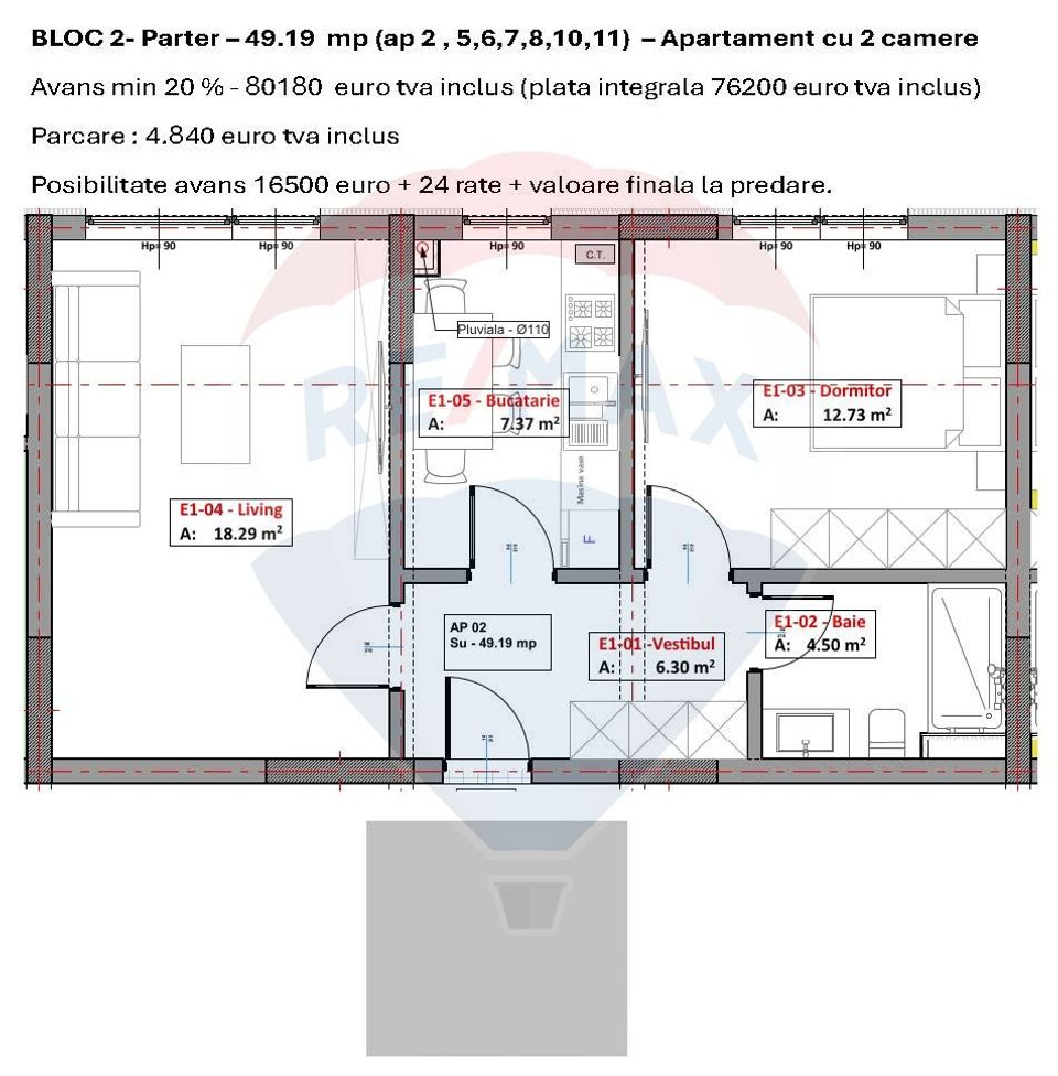 Apartamente in ansamblu rezidential - Dobroesti