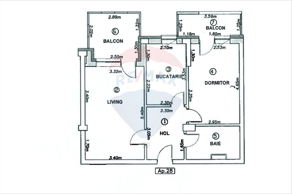 2 room Apartment for sale, Tractorul area