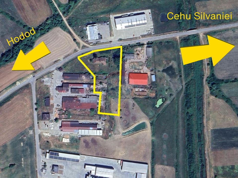 Teren intravilan cu constructie de Vanzare în Cehu Silvaniei