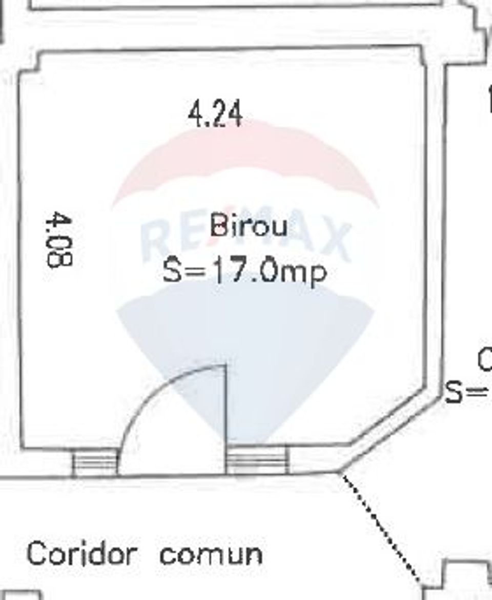 Spatiu de birouri de 17mp de inchiriat in zona Marasti