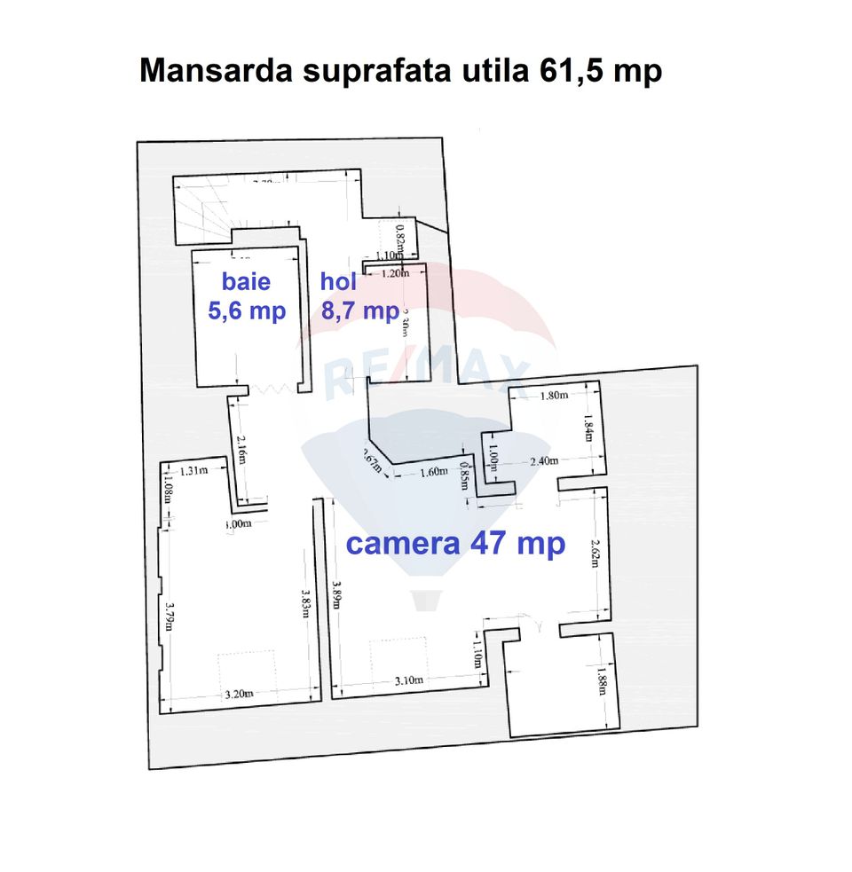 150sq.m Office Space for rent, Brasovul Vechi area