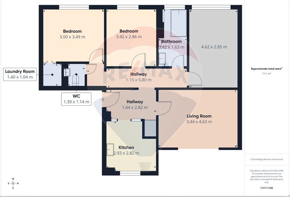 4 room Apartment for sale, Nicolae Grigorescu area