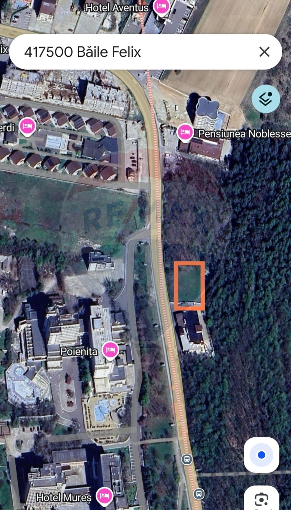 Oportunitate investiție B. Felix teren intravilan cu PUZ 1157 mp DN 76