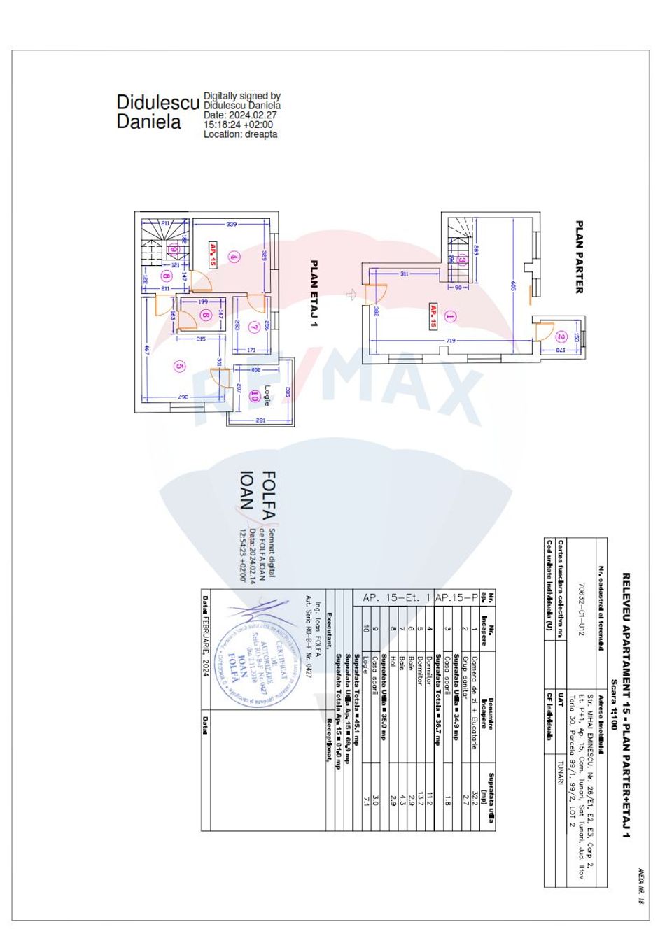 Apartament nr 4/nr 15 cu curte, pompă căldură, piscină încălzită