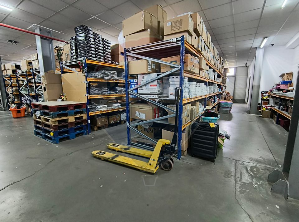 Spațiu industrial, hala, depozit logistic showroom si birouri premium