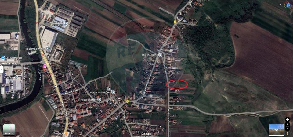 Land 1,400sqm Apahida / Strada Ion Constantin Bratianu