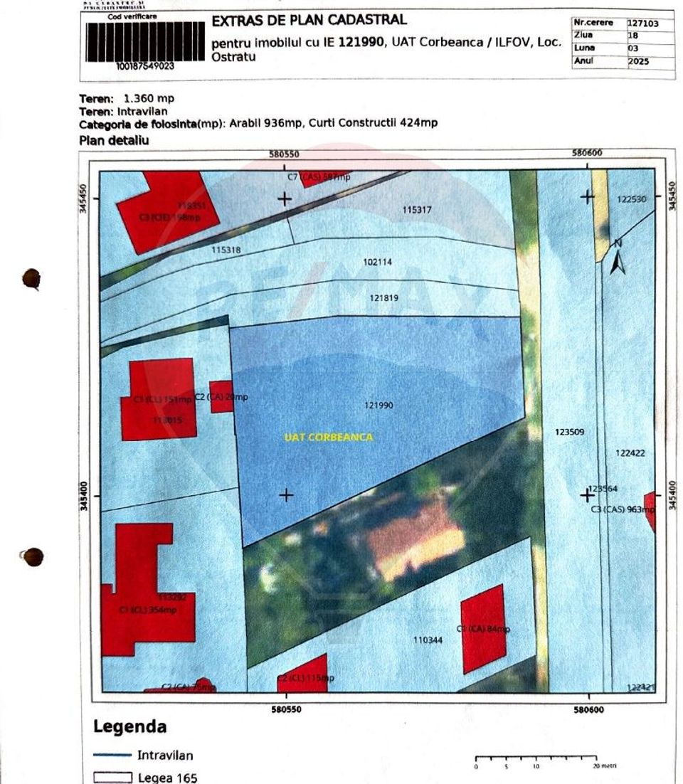 Land for sale Corbeanca Paradisul Verde