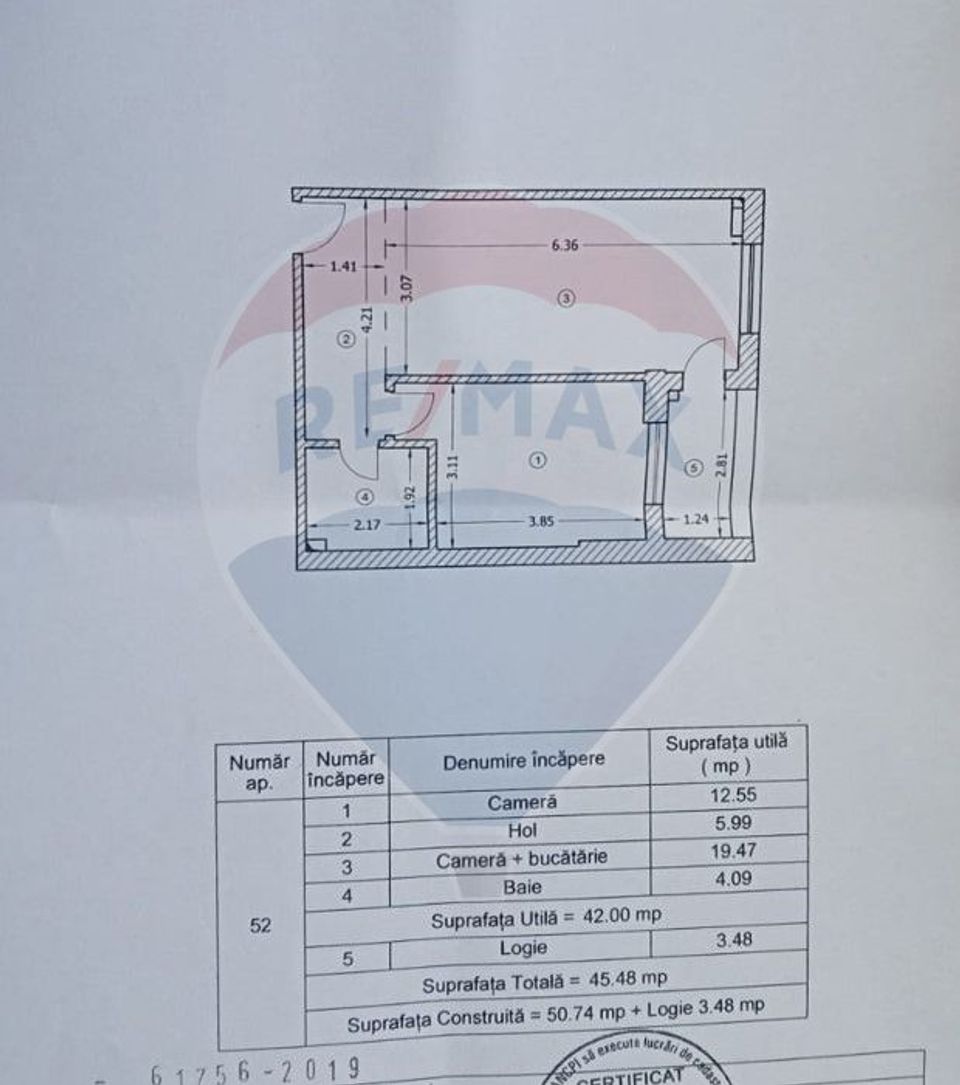 2 room apartment for rent, central, elevator, parking, Fundeni