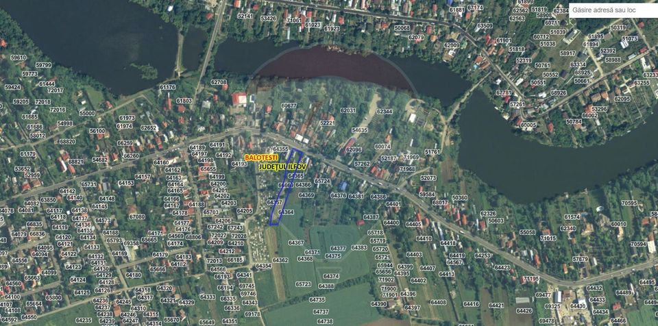 Teren intravilan de inchiriat  - 3.600mp Șoseaua Unirii – Balotești