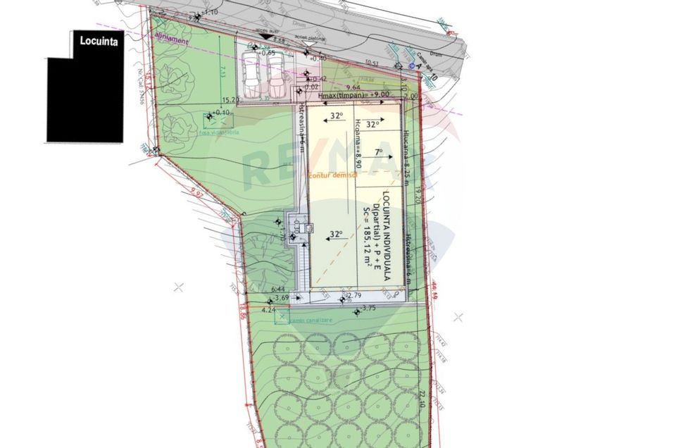 Teren intravilan cu autorizație de construire | Feleacu | 953 mp