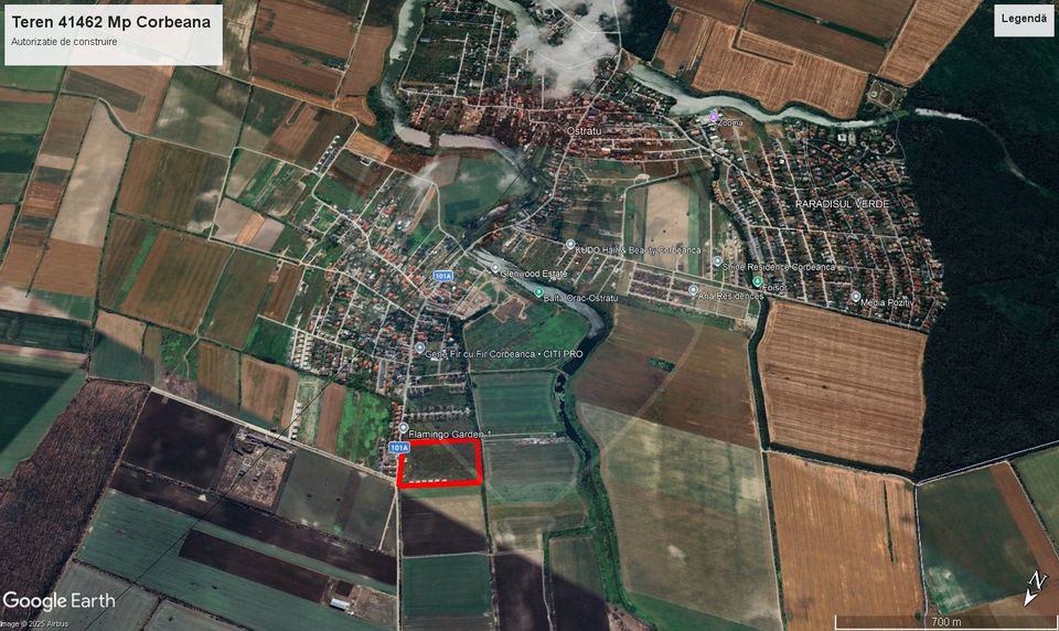 Teren cu autorizație pentru Complex Rezidențial Premium Corbeanca